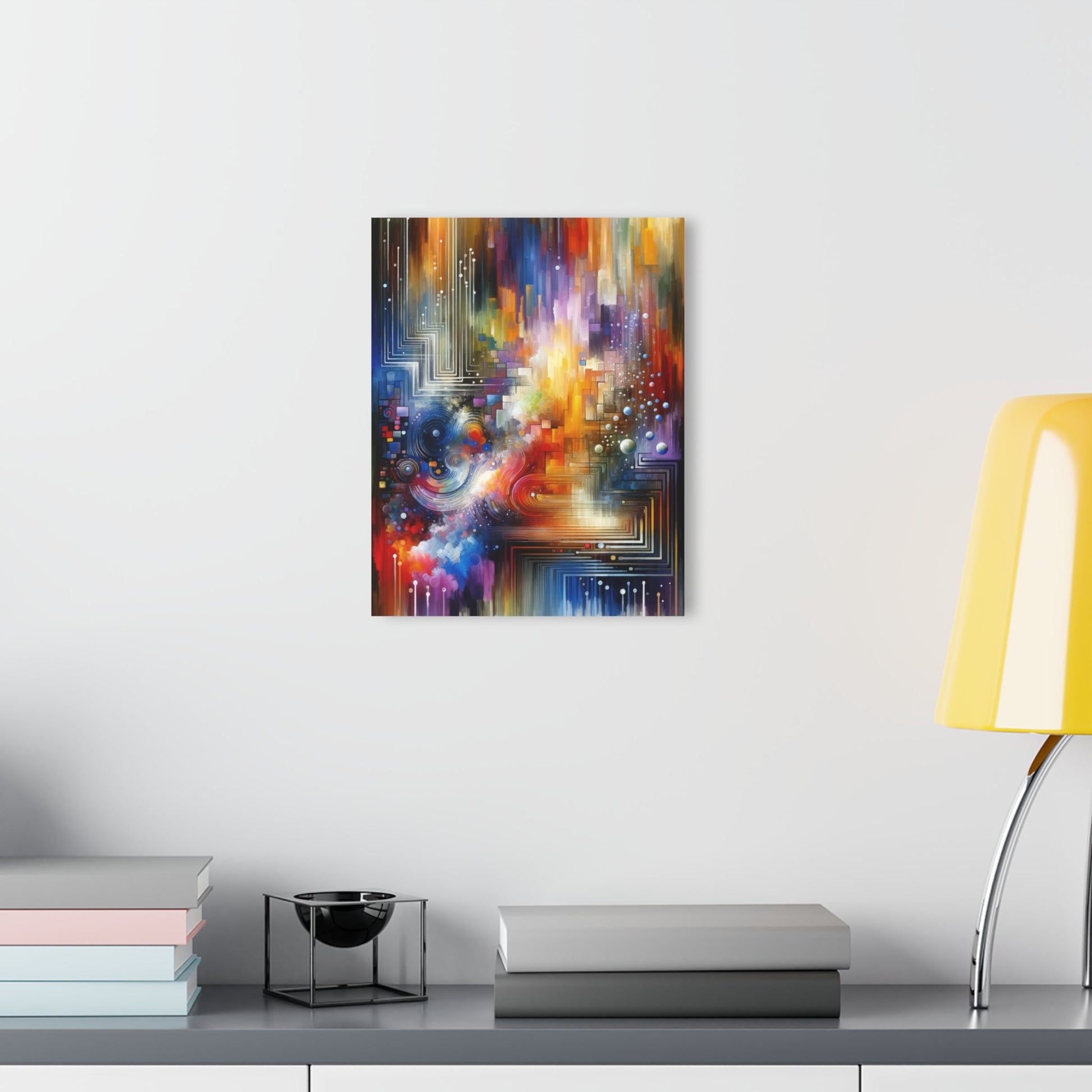 Abstract Technicolor Synthesis Acrylic Prints (French Cleat Hanging) - ATUH.ART