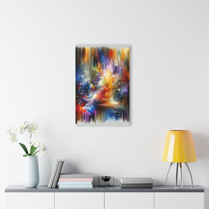 Abstract Technicolor Synthesis Acrylic Prints (French Cleat Hanging) - ATUH.ART