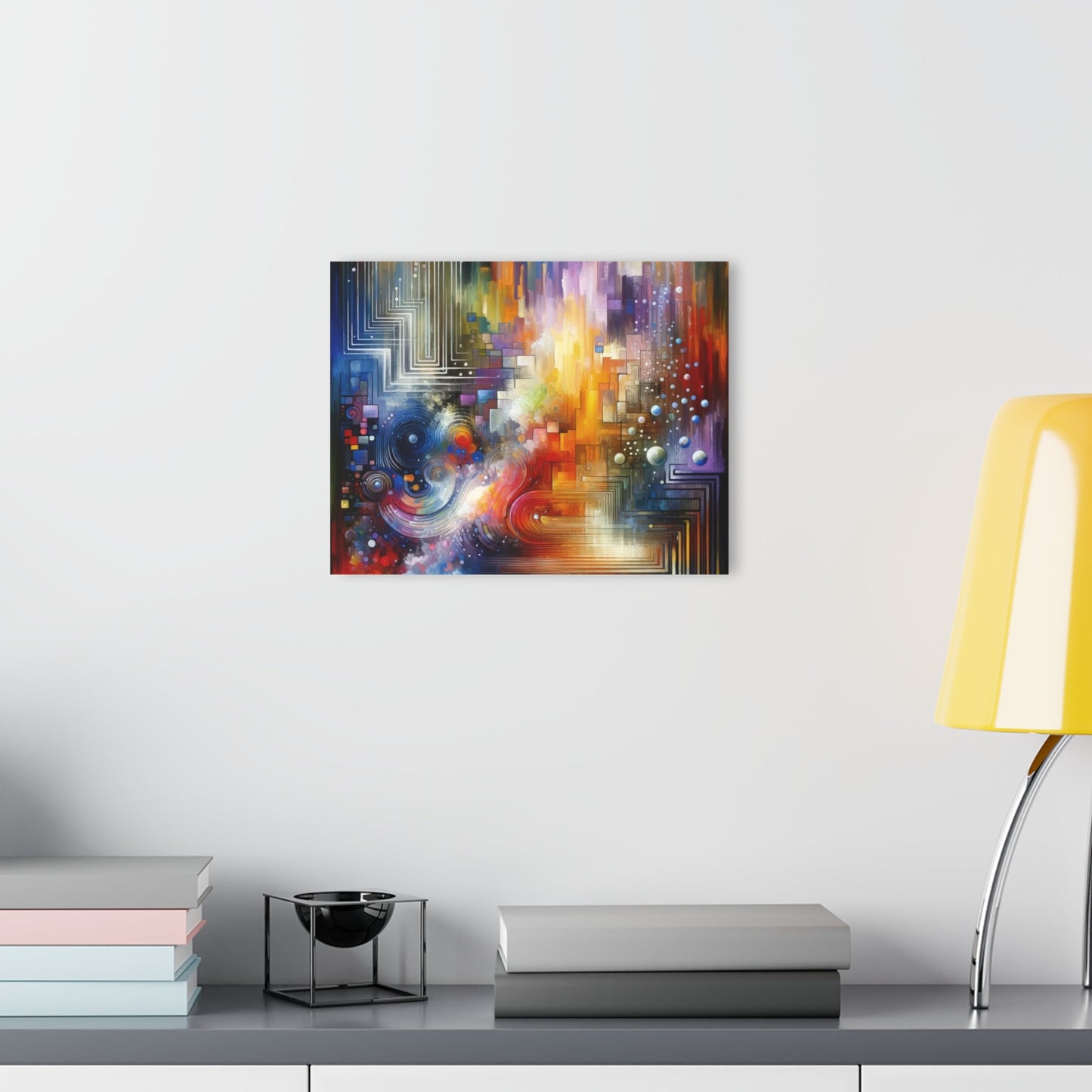 Abstract Technicolor Synthesis Acrylic Prints (French Cleat Hanging) - ATUH.ART