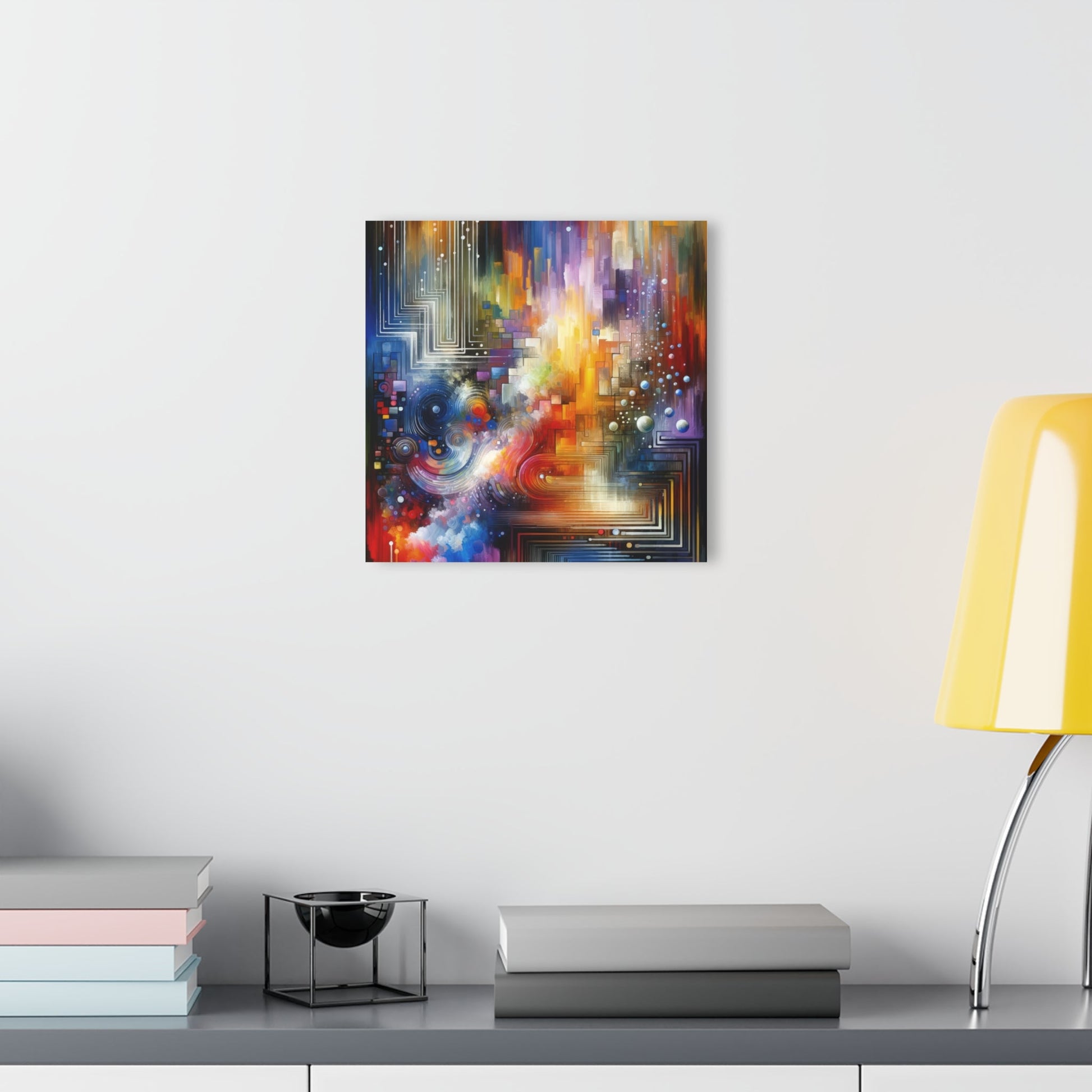 Abstract Technicolor Synthesis Acrylic Prints (French Cleat Hanging) - ATUH.ART