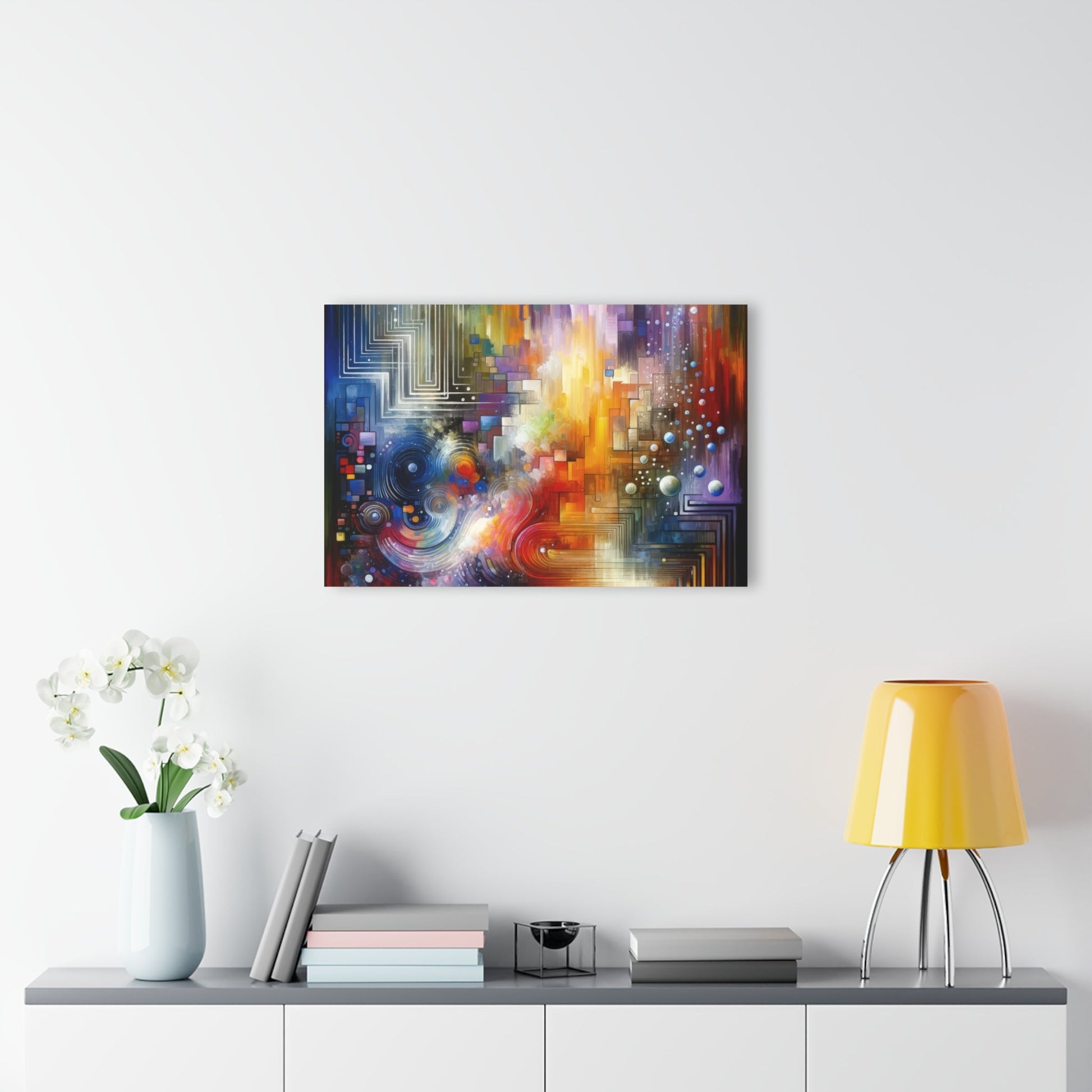 Abstract Technicolor Synthesis Acrylic Prints (French Cleat Hanging) - ATUH.ART