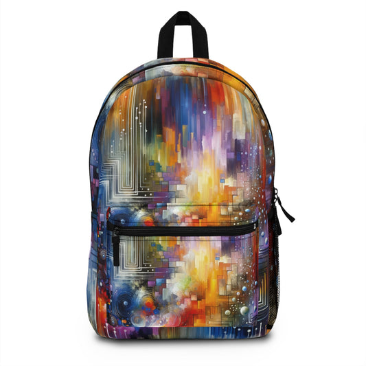 Abstract Technicolor Synthesis Backpack - ATUH.ART