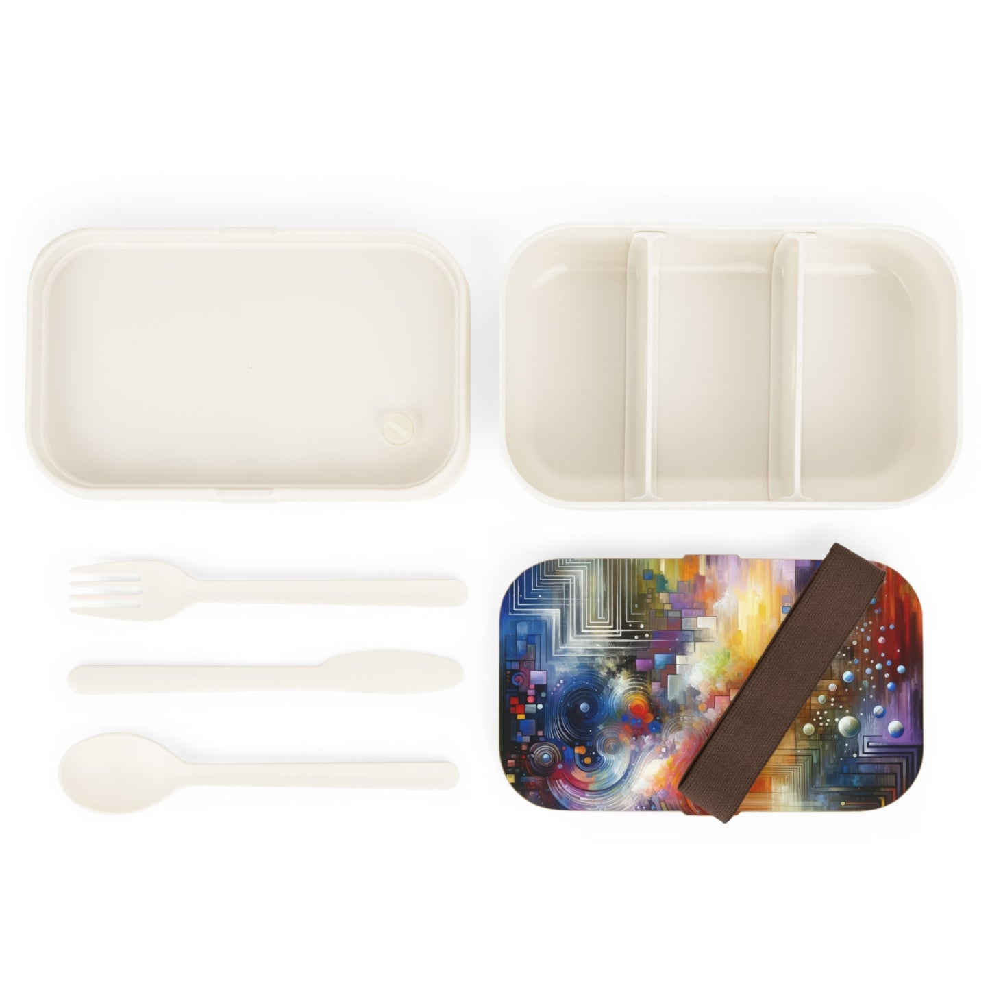 Abstract Technicolor Synthesis Bento Lunch Box - ATUH.ART