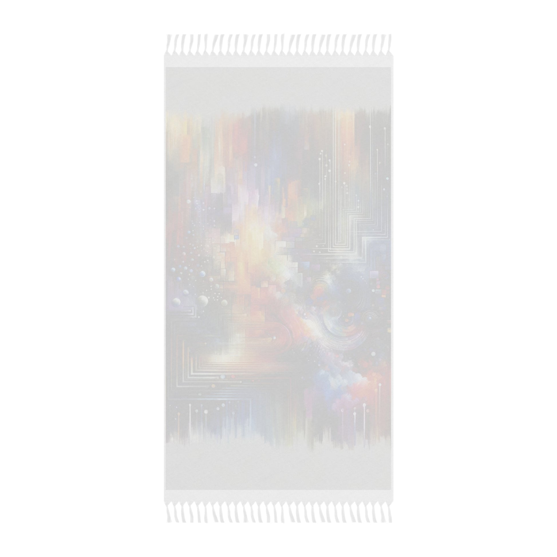 Abstract Technicolor Synthesis Boho Beach Cloth - ATUH.ART