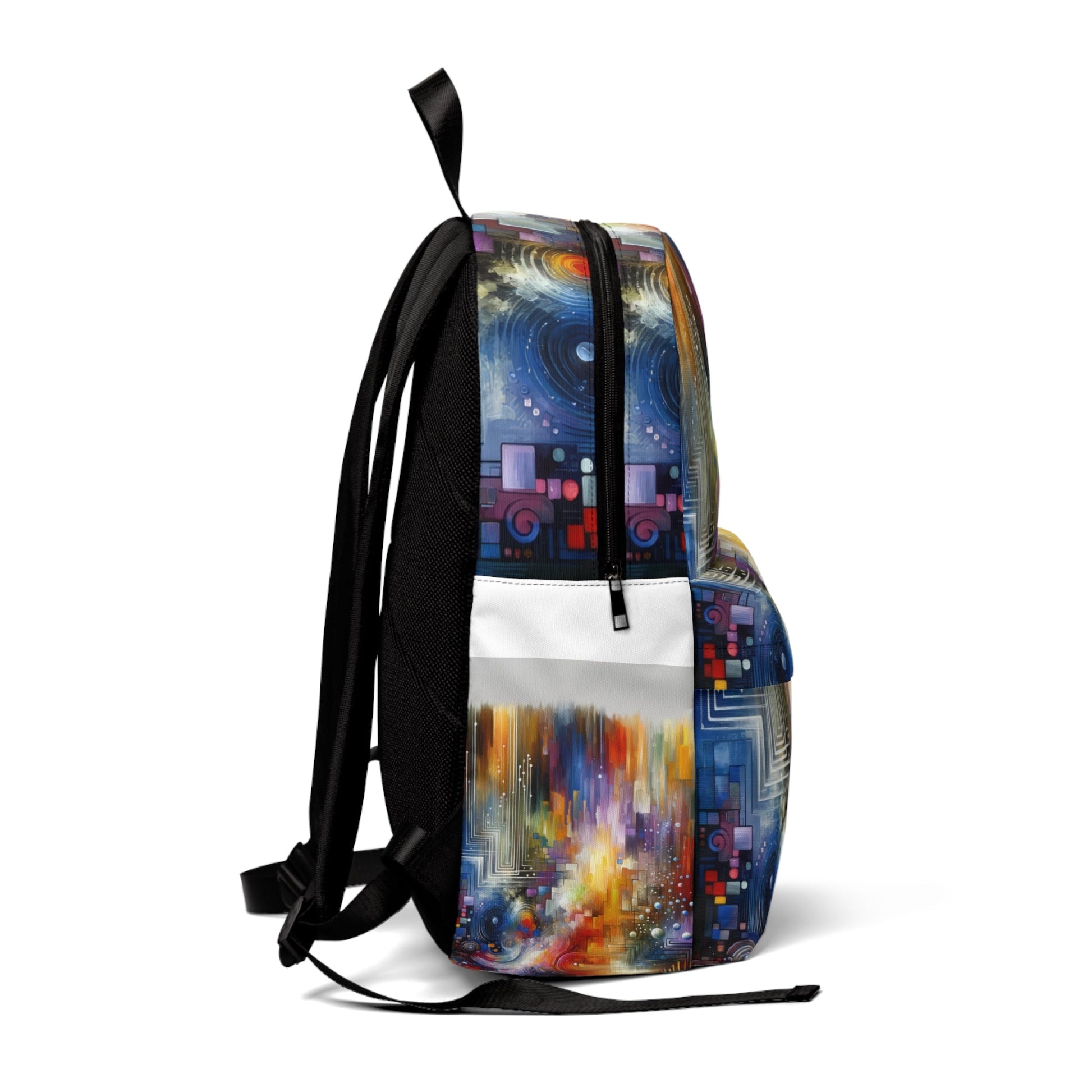 Abstract Technicolor Synthesis Unisex Classic Backpack - ATUH.ART