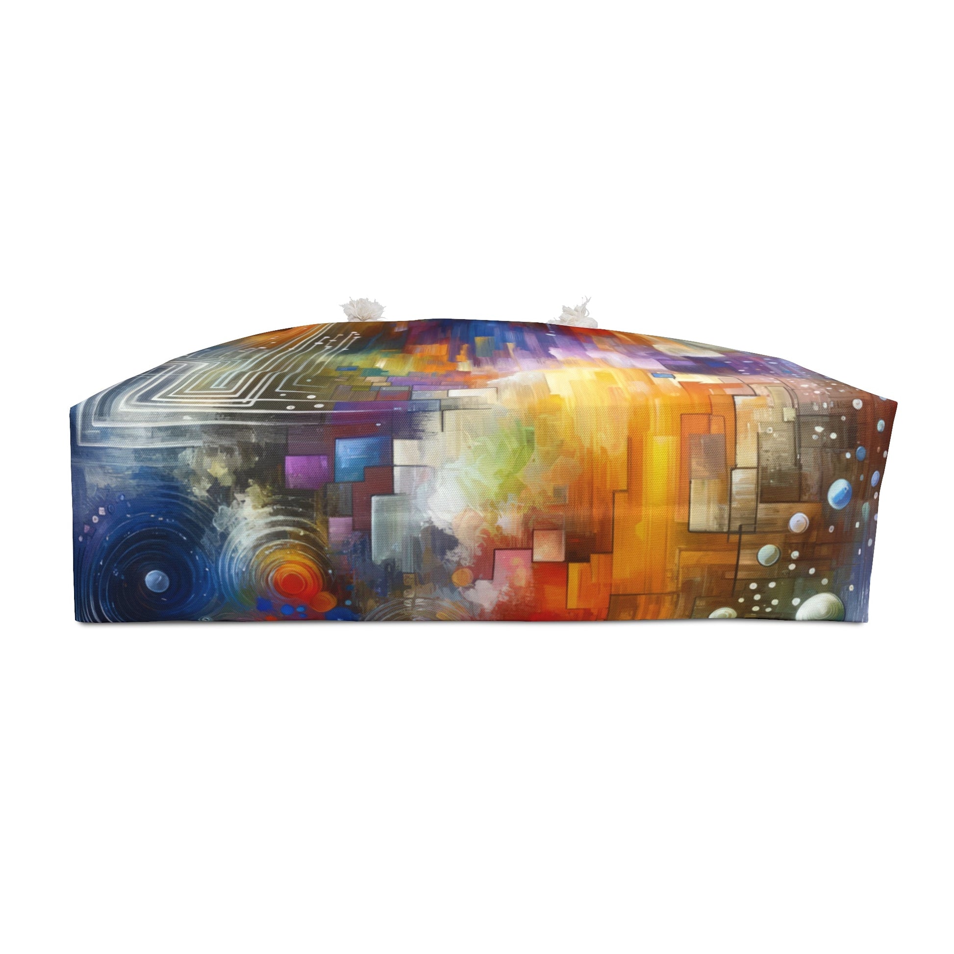 Abstract Technicolor Synthesis Weekender Bag - ATUH.ART