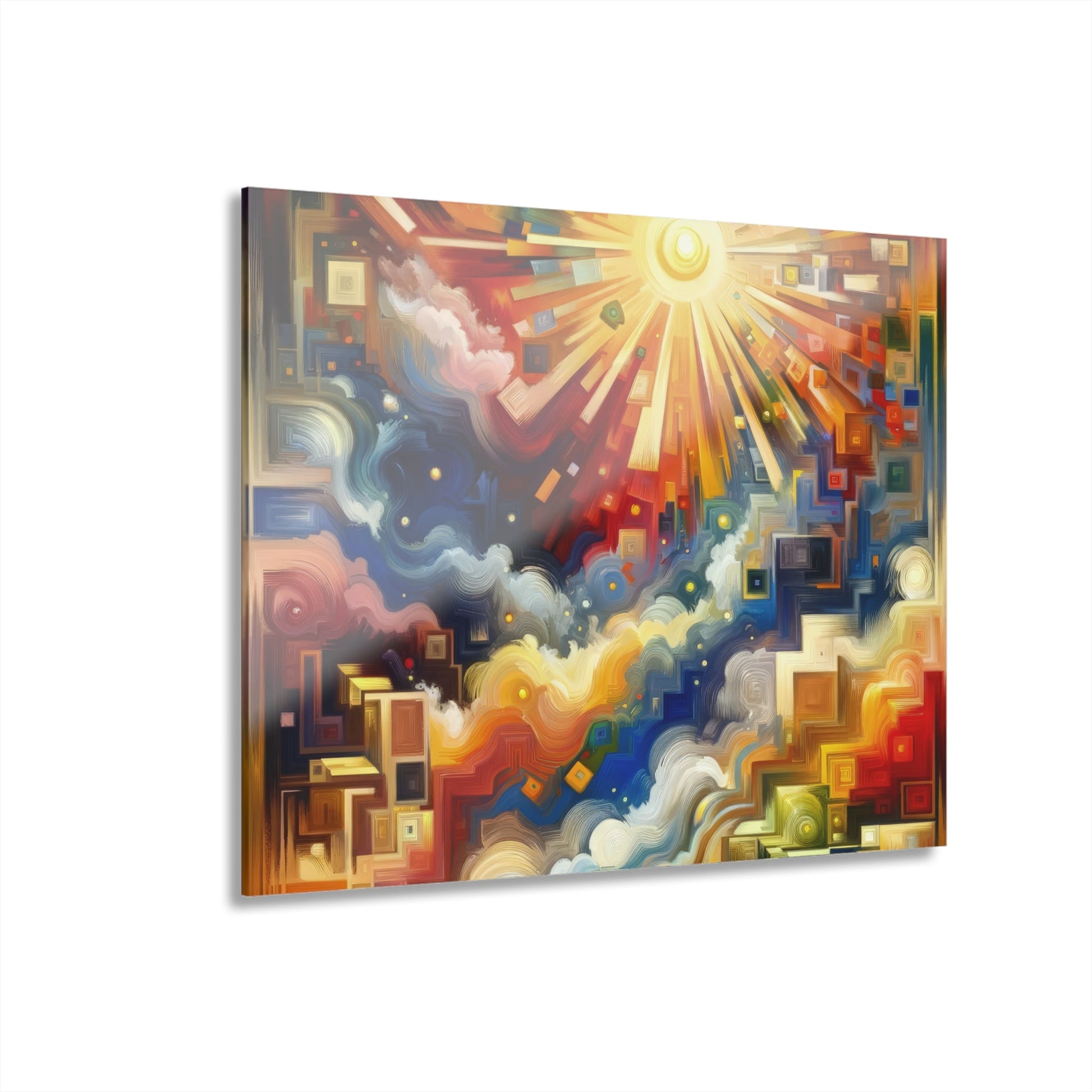 Abundant Resources Burst Acrylic Prints (French Cleat Hanging) - ATUH.ART