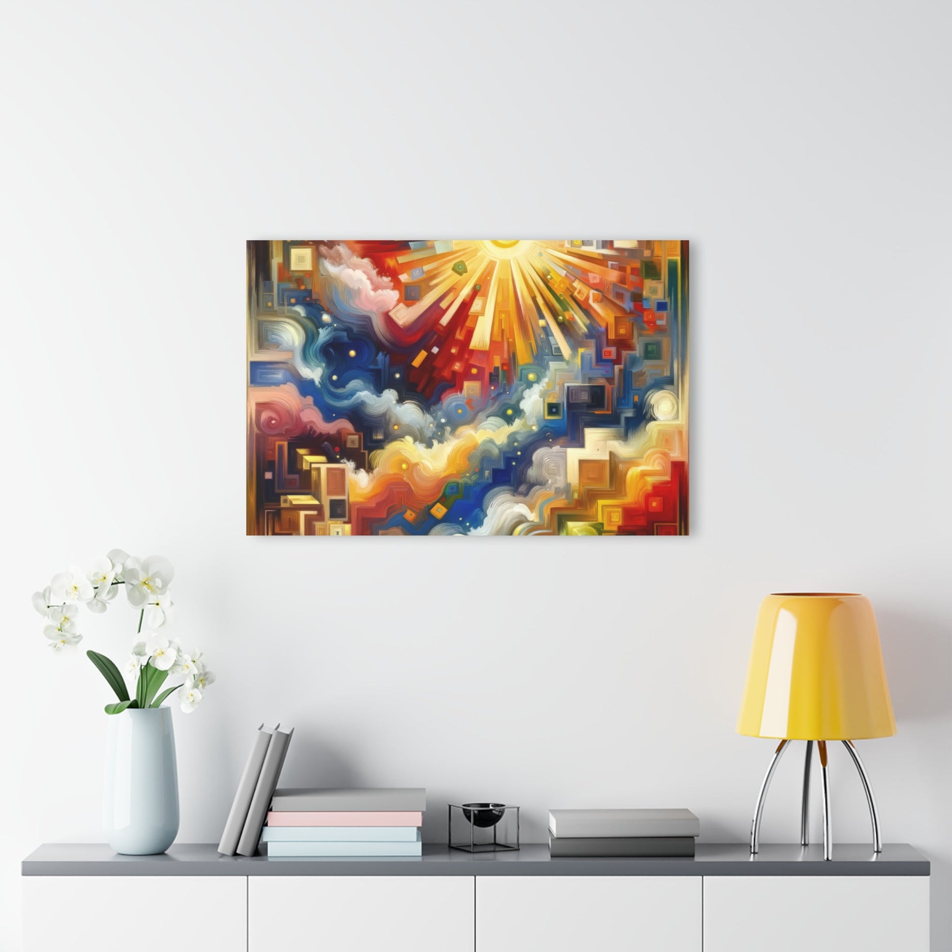 Abundant Resources Burst Acrylic Prints (French Cleat Hanging) - ATUH.ART