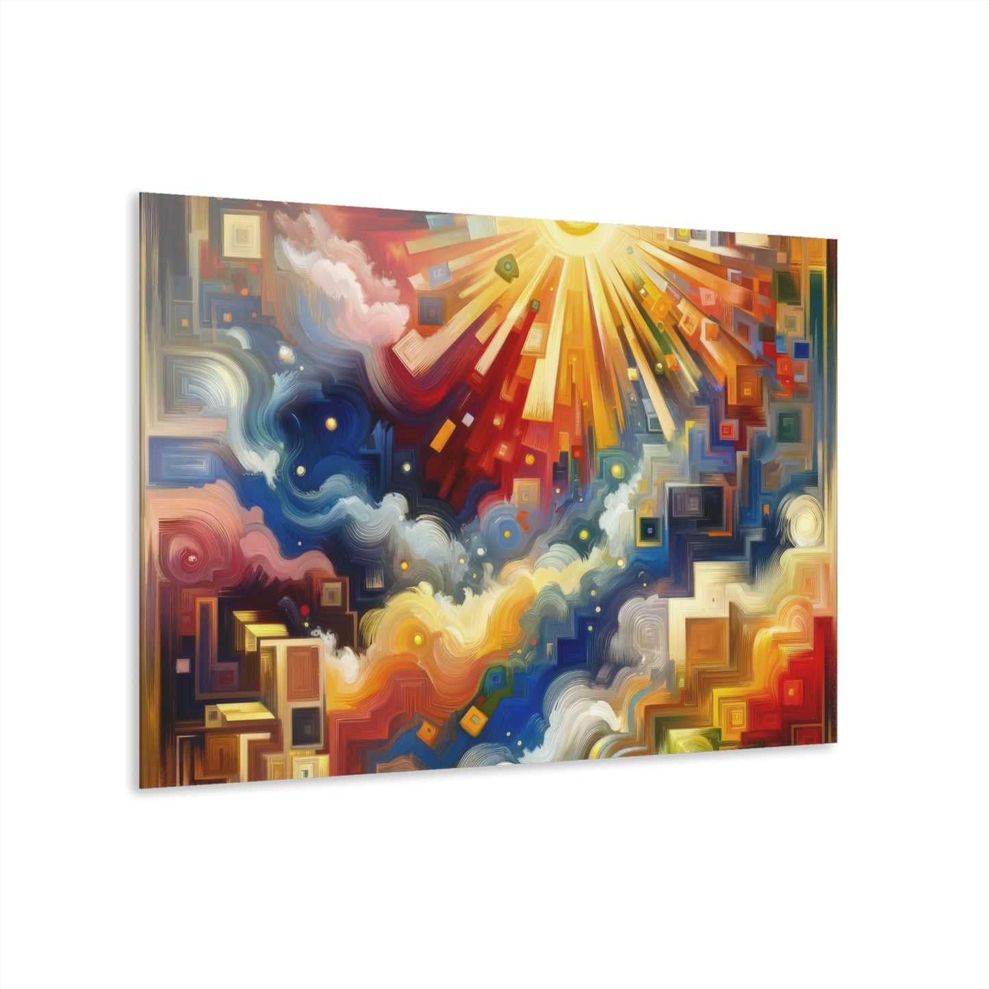 Abundant Resources Burst Acrylic Prints (French Cleat Hanging) - ATUH.ART