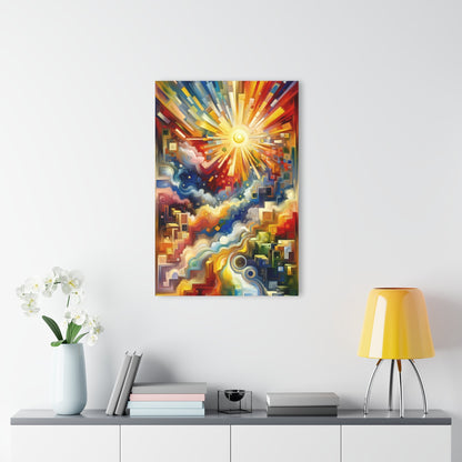 Abundant Resources Burst Acrylic Prints (French Cleat Hanging) - ATUH.ART