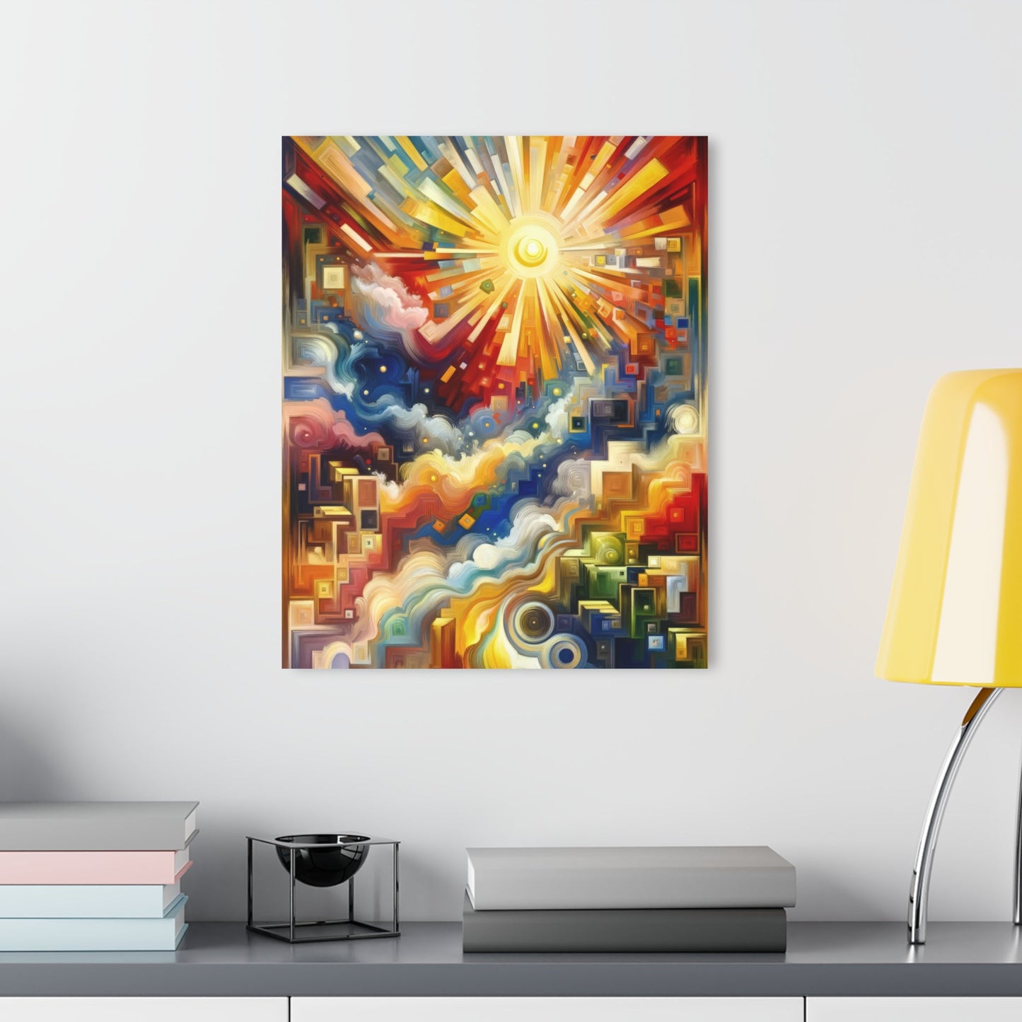 Abundant Resources Burst Acrylic Prints (French Cleat Hanging) - ATUH.ART