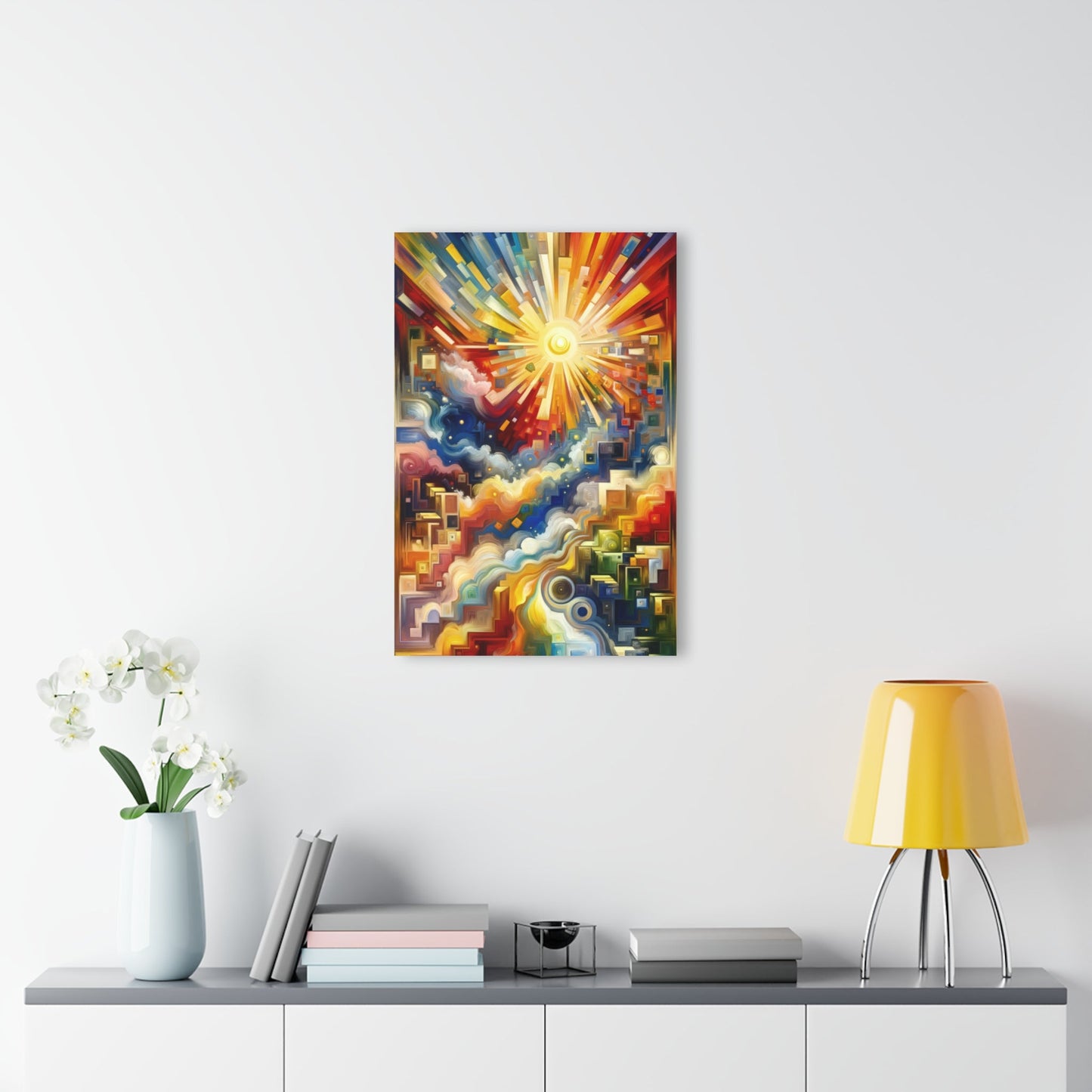 Abundant Resources Burst Acrylic Prints (French Cleat Hanging) - ATUH.ART