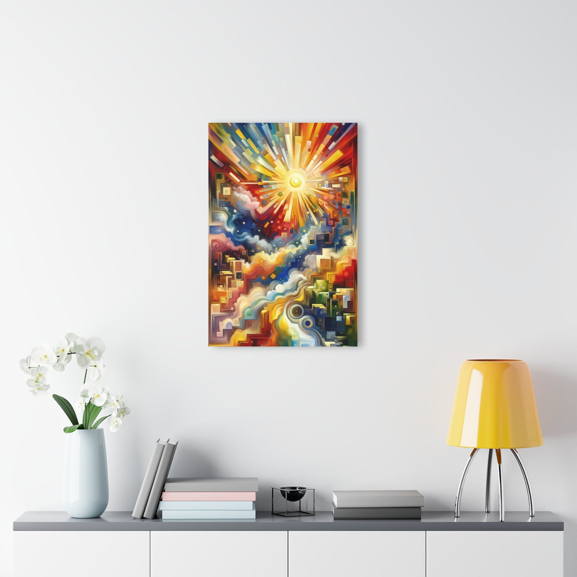 Abundant Resources Burst Acrylic Prints (French Cleat Hanging) - ATUH.ART