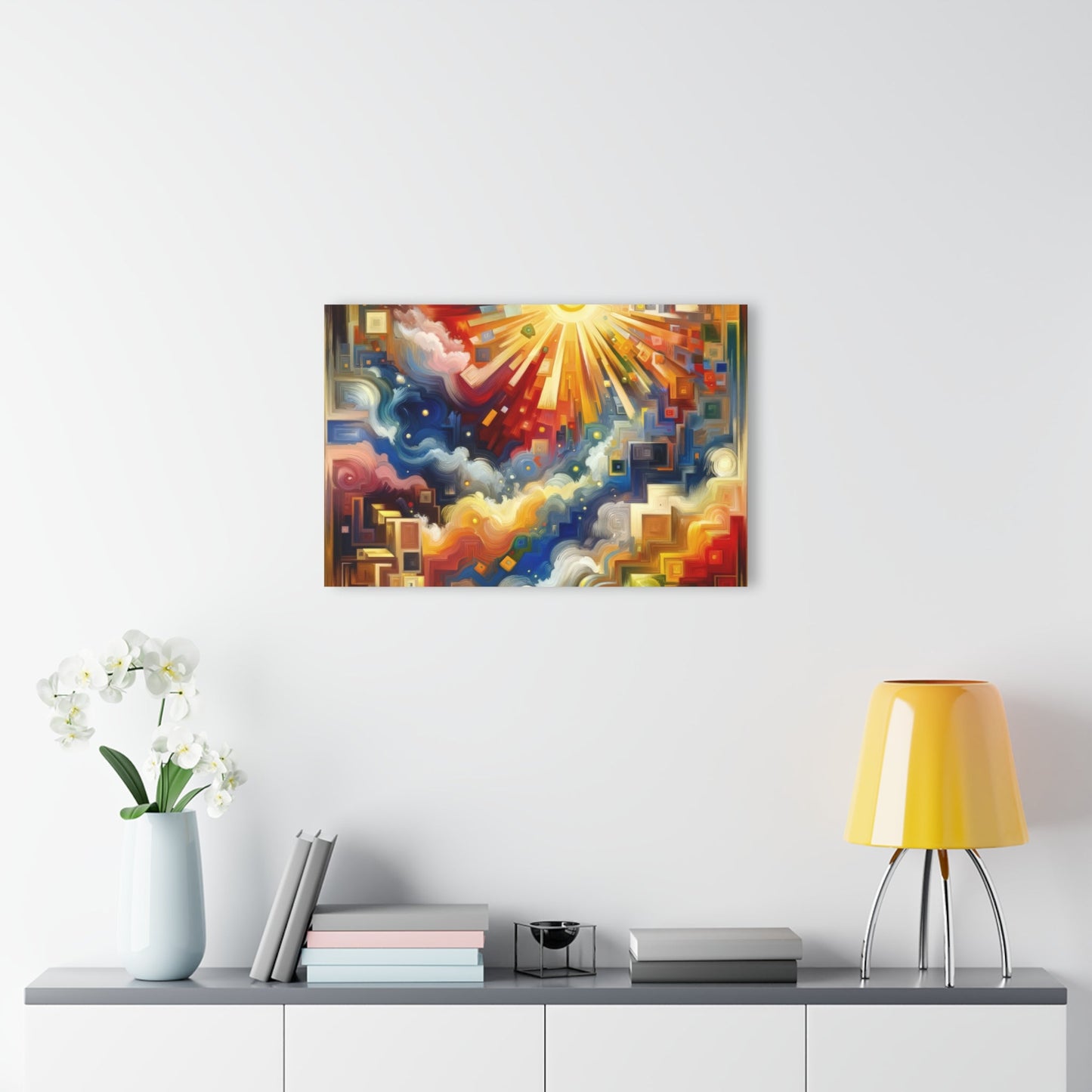 Abundant Resources Burst Acrylic Prints (French Cleat Hanging) - ATUH.ART