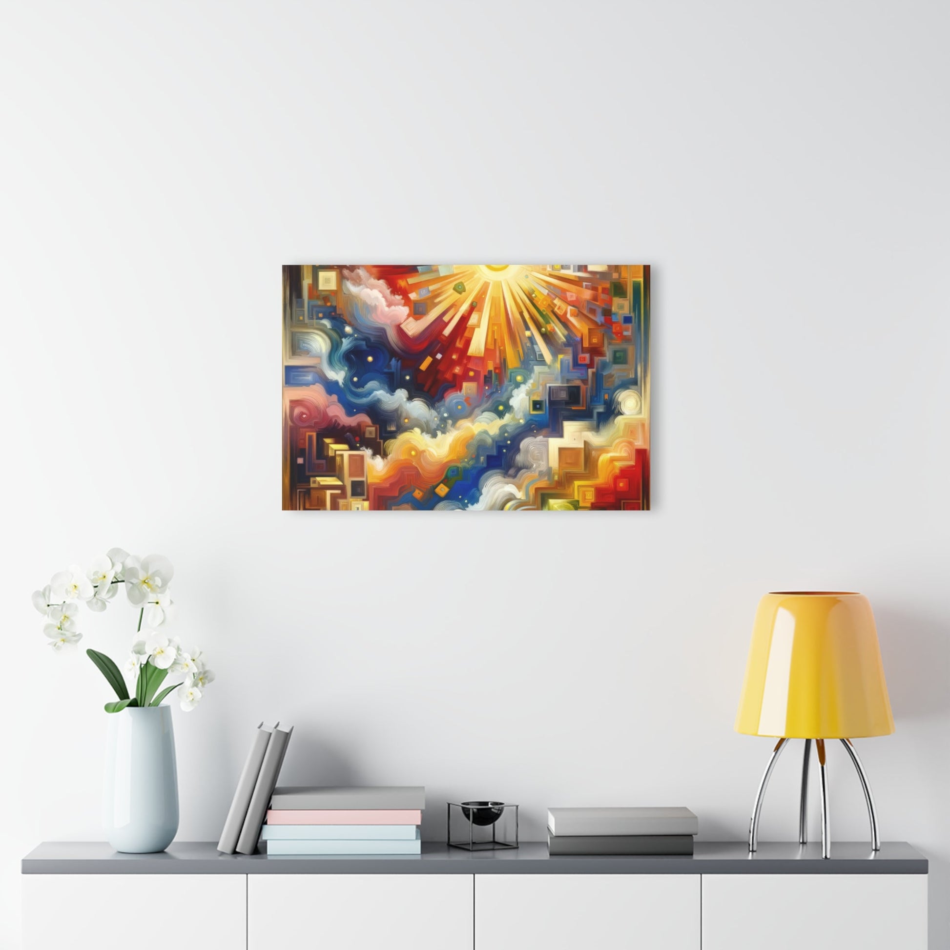 Abundant Resources Burst Acrylic Prints (French Cleat Hanging) - ATUH.ART