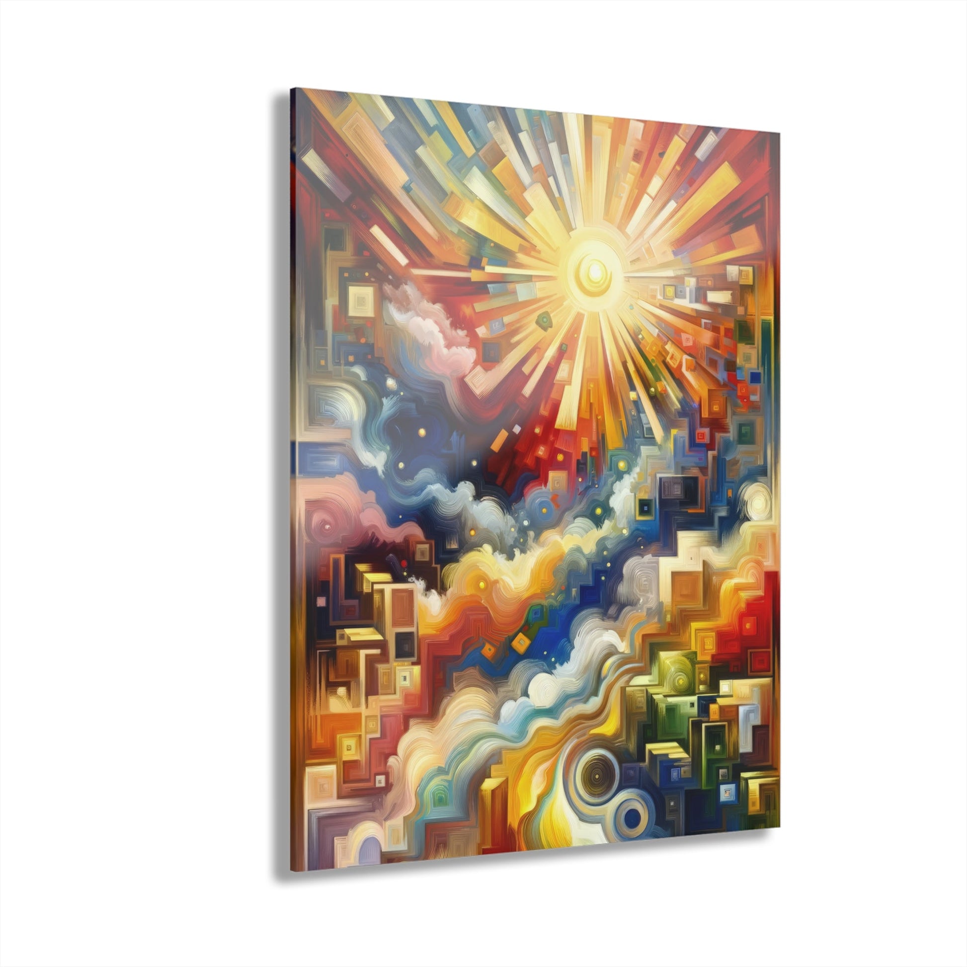 Abundant Resources Burst Acrylic Prints (French Cleat Hanging) - ATUH.ART