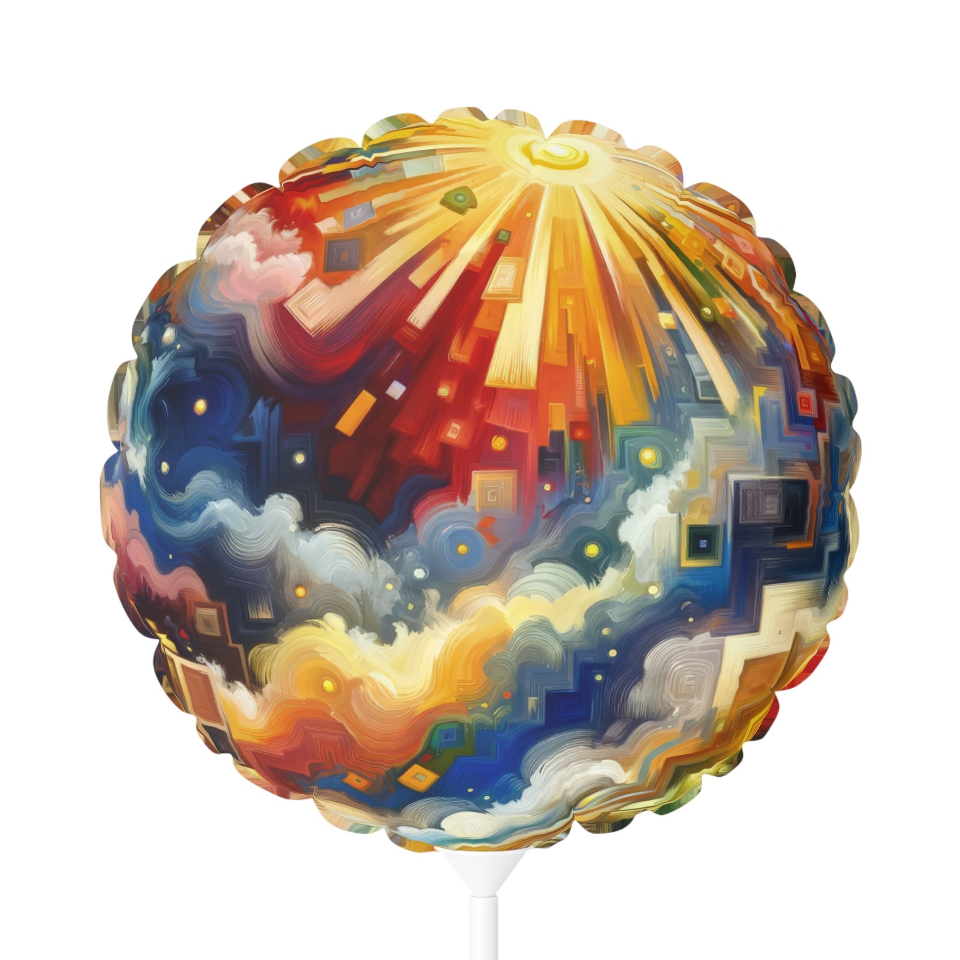 Abundant Resources Burst Balloon (Round and Heart-shaped), 11" - ATUH.ART