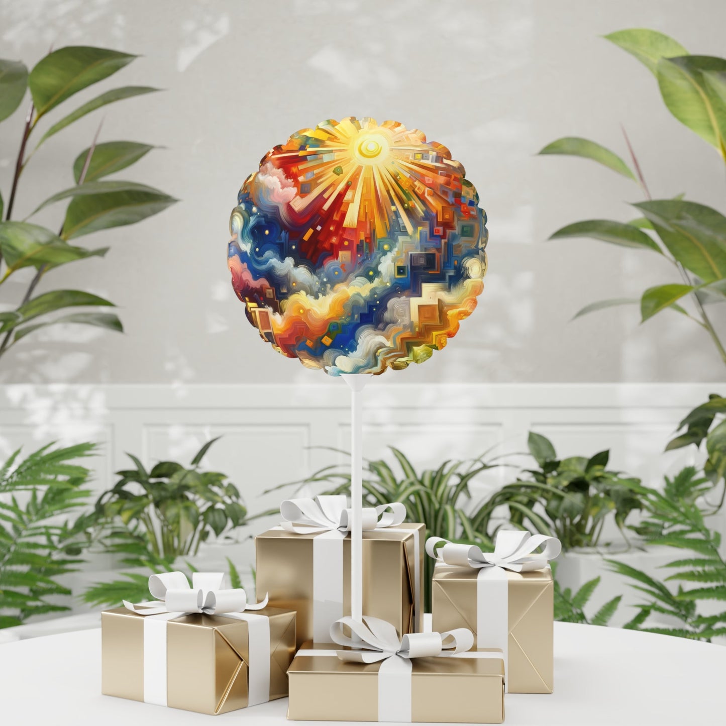 Abundant Resources Burst Balloon (Round and Heart-shaped), 11" - ATUH.ART