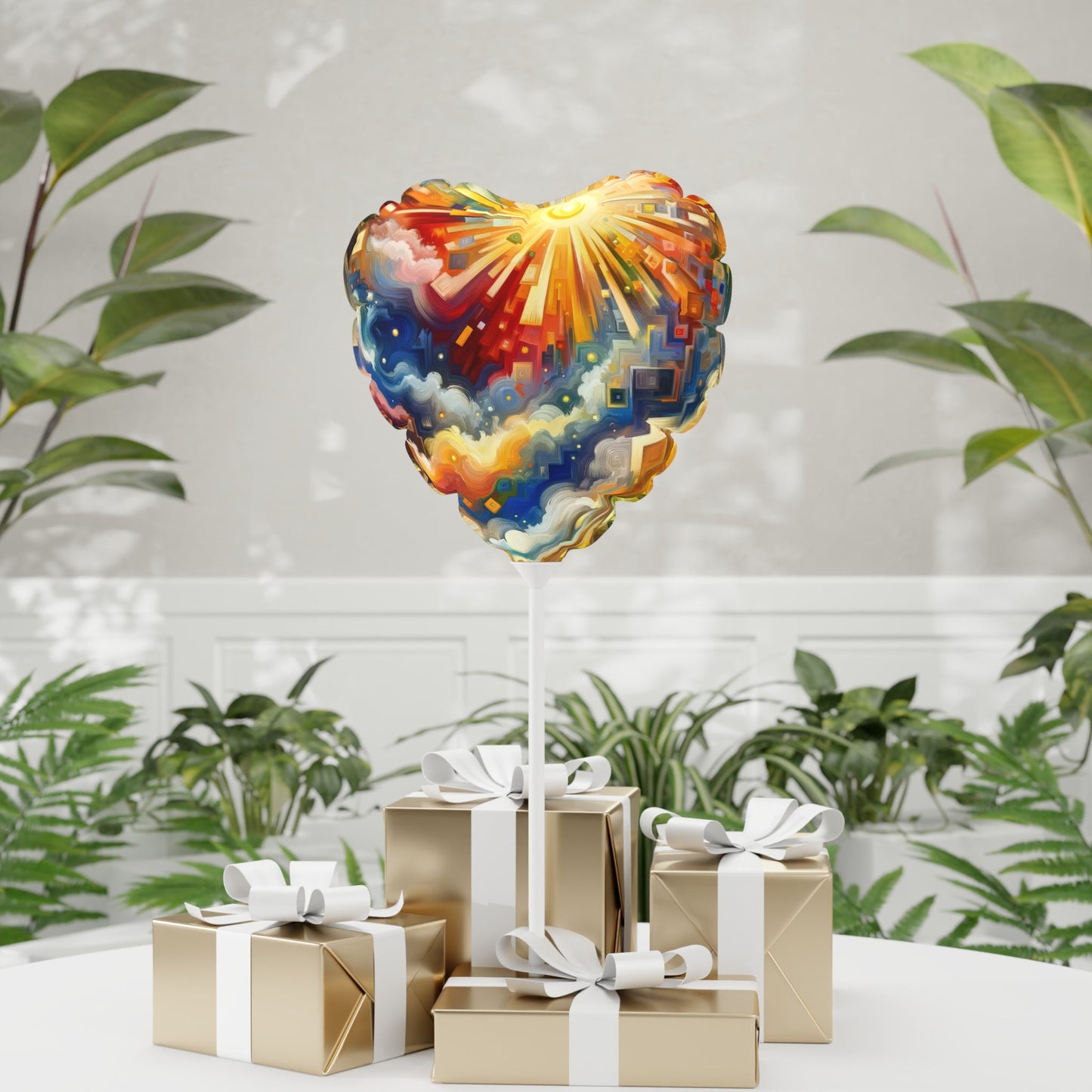 Abundant Resources Burst Balloon (Round and Heart-shaped), 11" - ATUH.ART
