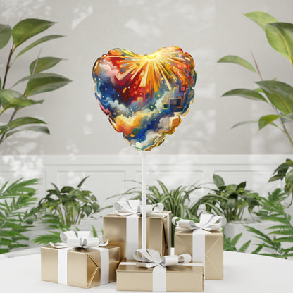 Abundant Resources Burst Balloon (Round and Heart-shaped), 11" - ATUH.ART