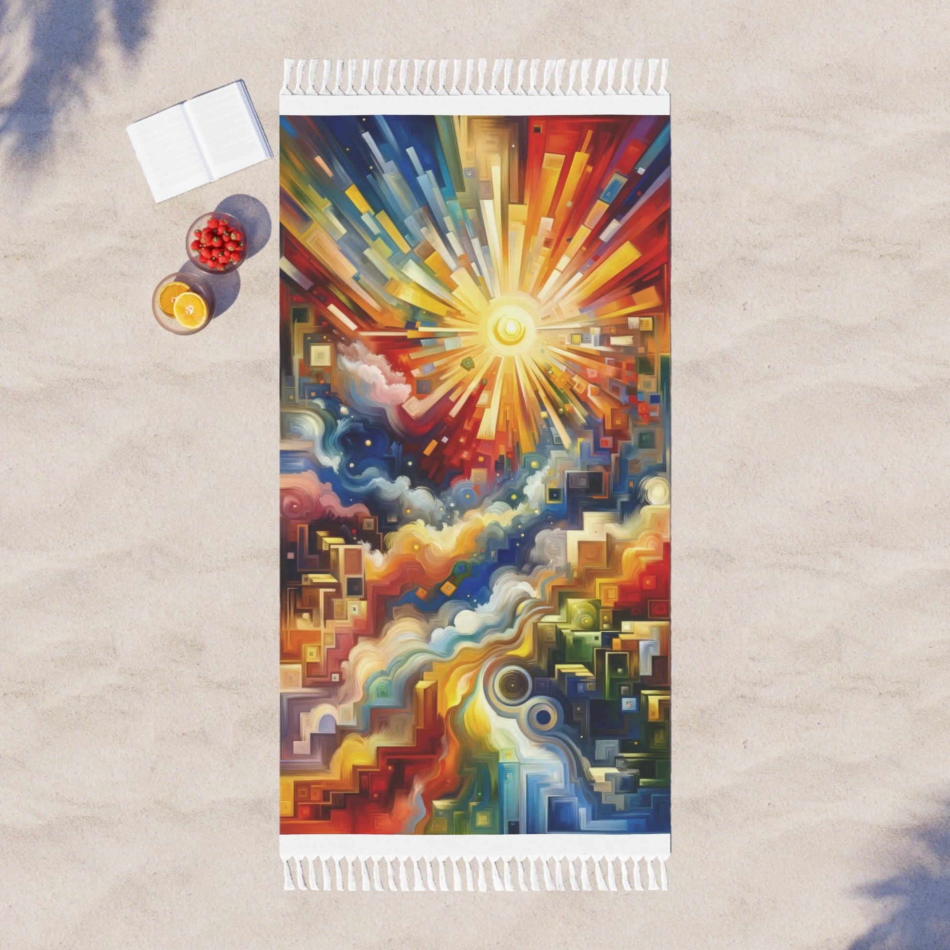 Abundant Resources Burst Boho Beach Cloth - ATUH.ART