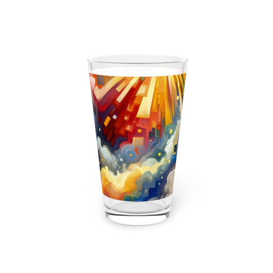 Abundant Resources Burst Pint Glass, 16oz - ATUH.ART