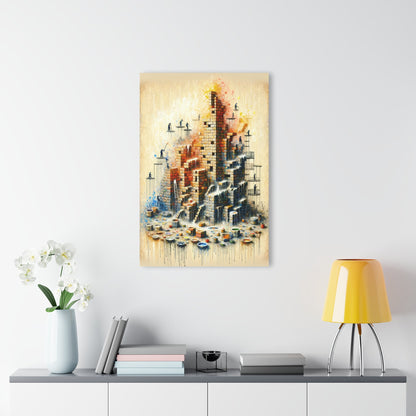 Actions Constructing Society Acrylic Prints (French Cleat Hanging) - ATUH.ART