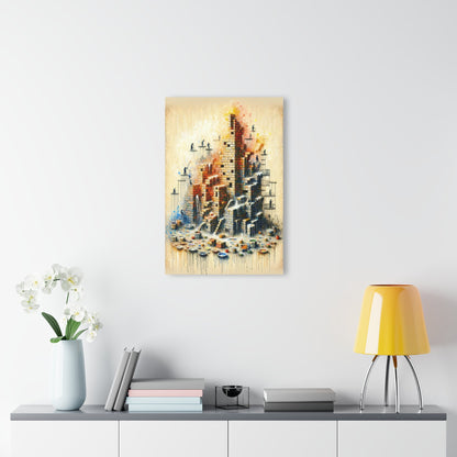 Actions Constructing Society Acrylic Prints (French Cleat Hanging) - ATUH.ART