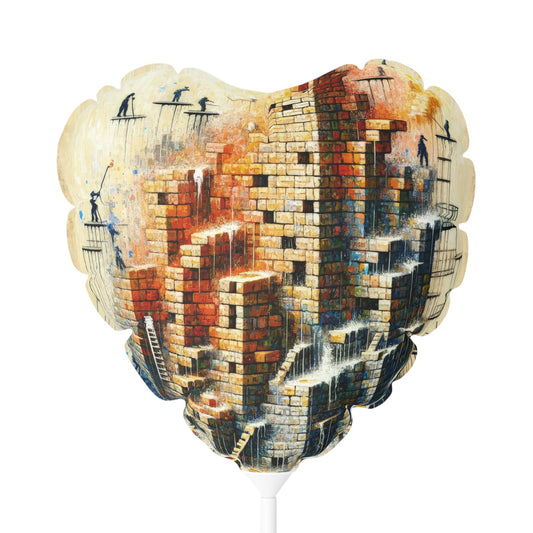 Actions Constructing Society Balloon (Round and Heart-shaped), 11" - ATUH.ART
