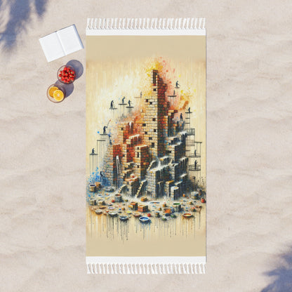 Actions Constructing Society Boho Beach Cloth - ATUH.ART