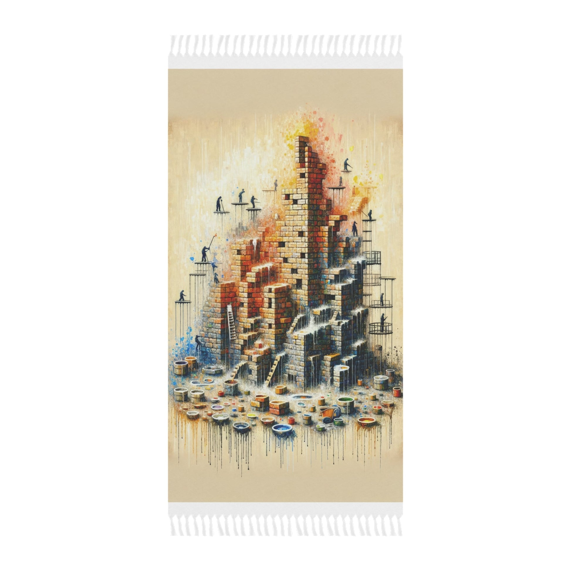Actions Constructing Society Boho Beach Cloth - ATUH.ART