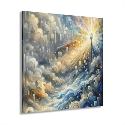 Adrift Beacon Tachism Acrylic Prints (French Cleat Hanging) - ATUH.ART