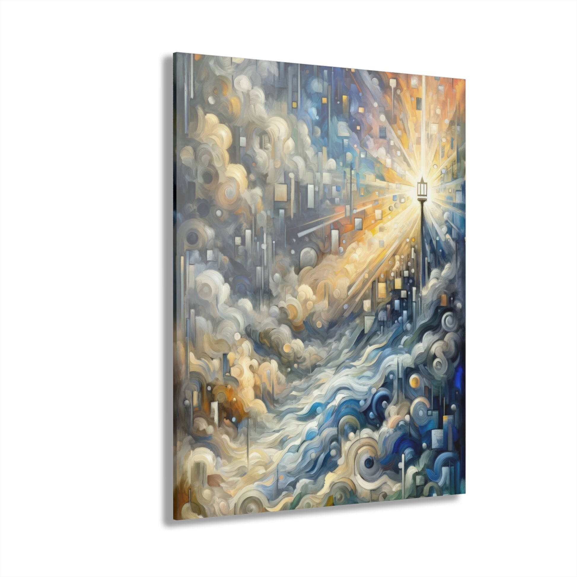 Adrift Beacon Tachism Acrylic Prints (French Cleat Hanging) - ATUH.ART