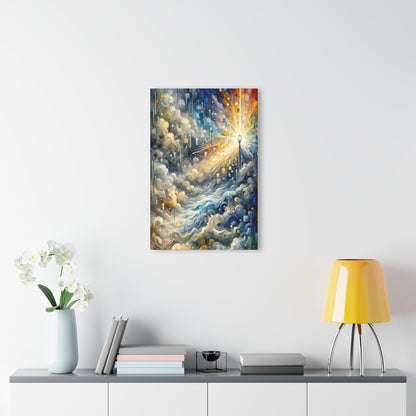Adrift Beacon Tachism Acrylic Prints (French Cleat Hanging) - ATUH.ART