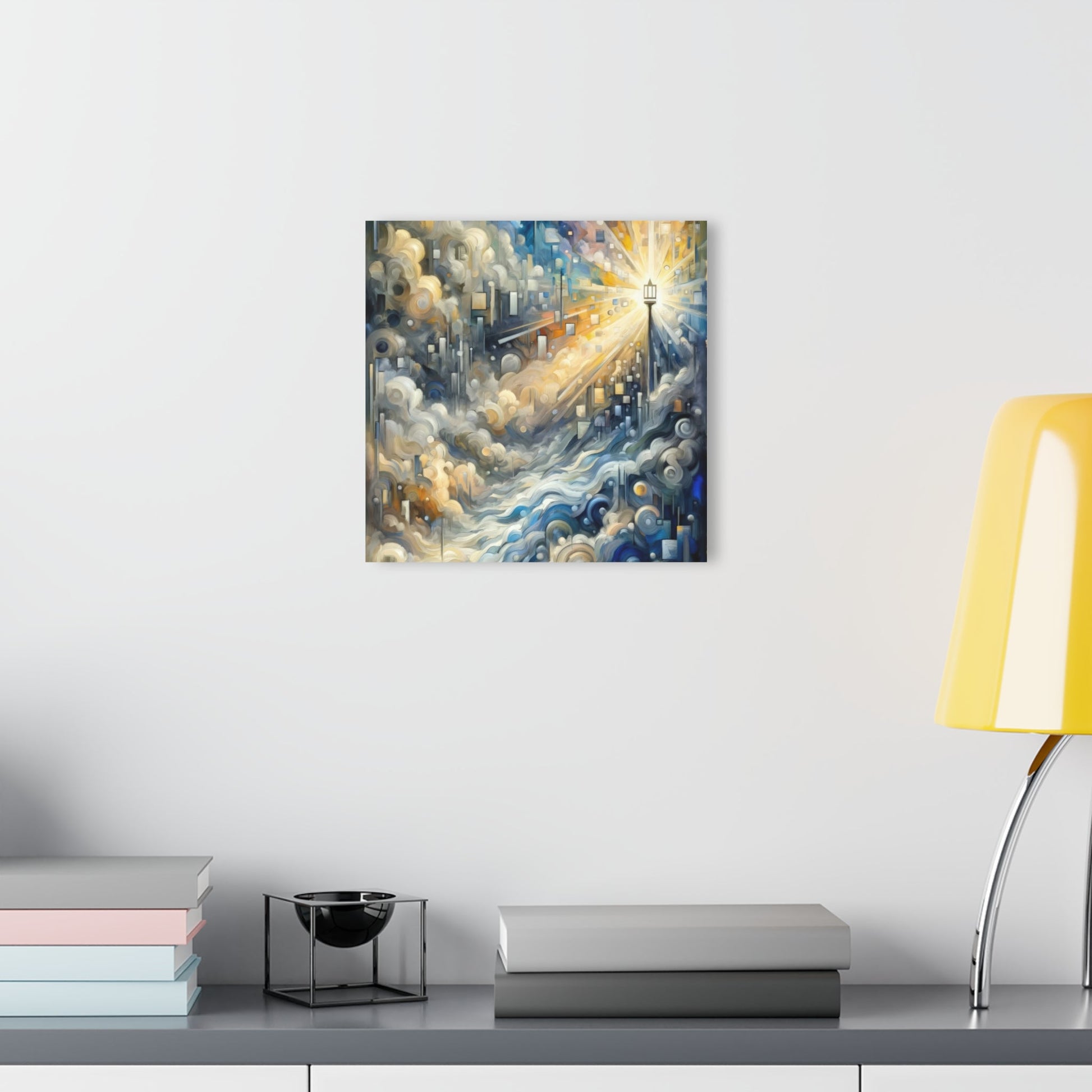 Adrift Beacon Tachism Acrylic Prints (French Cleat Hanging) - ATUH.ART