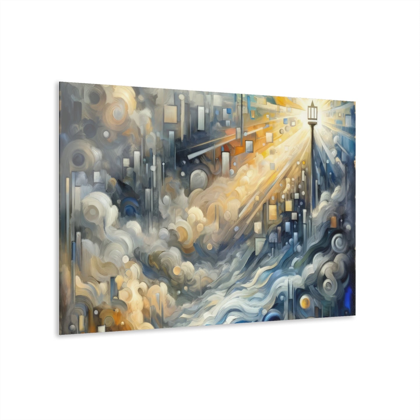 Adrift Beacon Tachism Acrylic Prints (French Cleat Hanging) - ATUH.ART