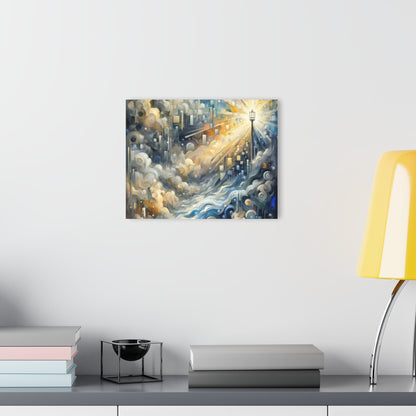 Adrift Beacon Tachism Acrylic Prints (French Cleat Hanging) - ATUH.ART