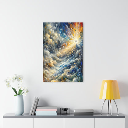 Adrift Beacon Tachism Acrylic Prints (French Cleat Hanging) - ATUH.ART