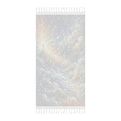 Adrift Beacon Tachism Boho Beach Cloth - ATUH.ART