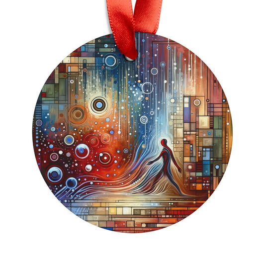 Advocate Ethos Connectivity Acrylic Ornament with Ribbon - ATUH.ART