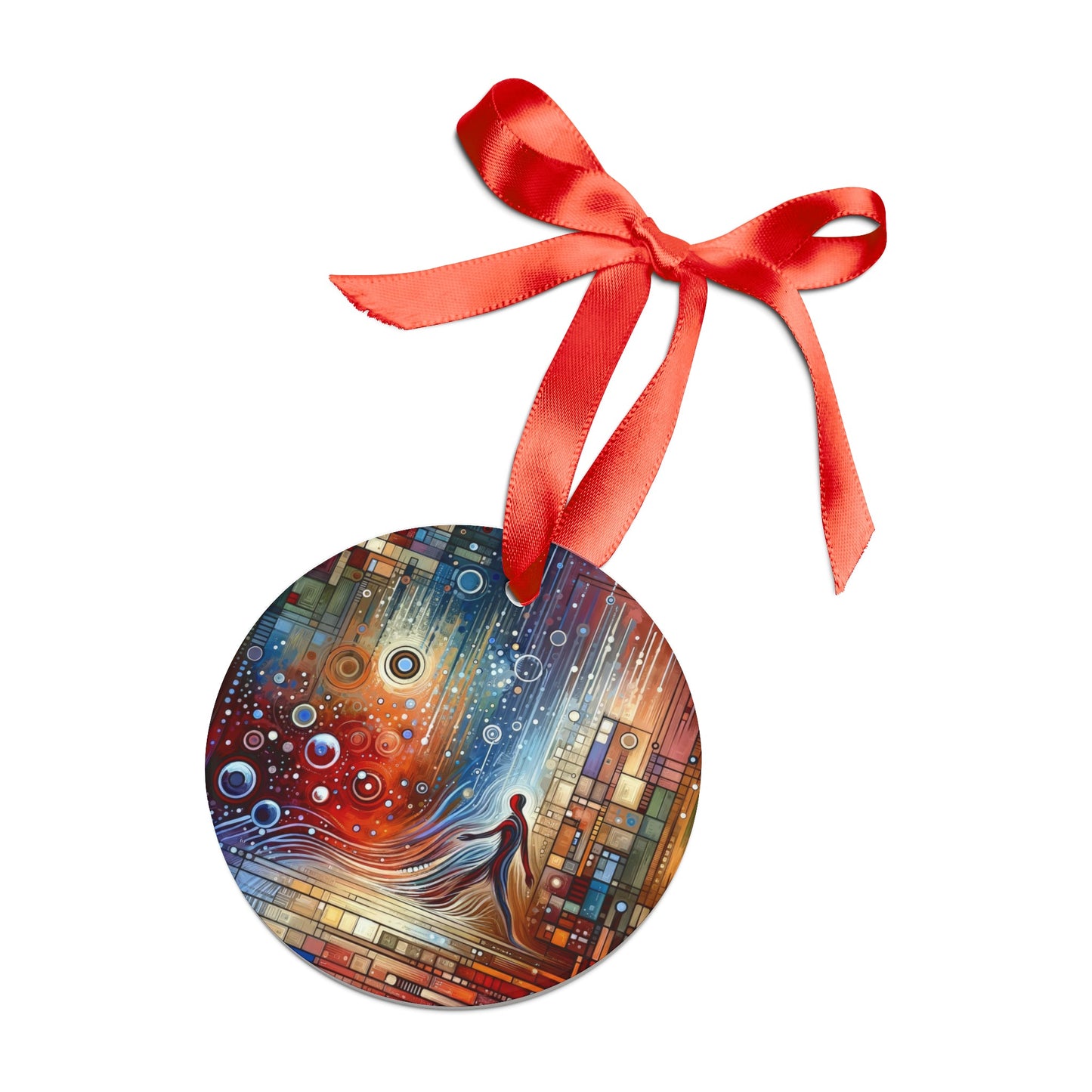 Advocate Ethos Connectivity Acrylic Ornament with Ribbon - ATUH.ART