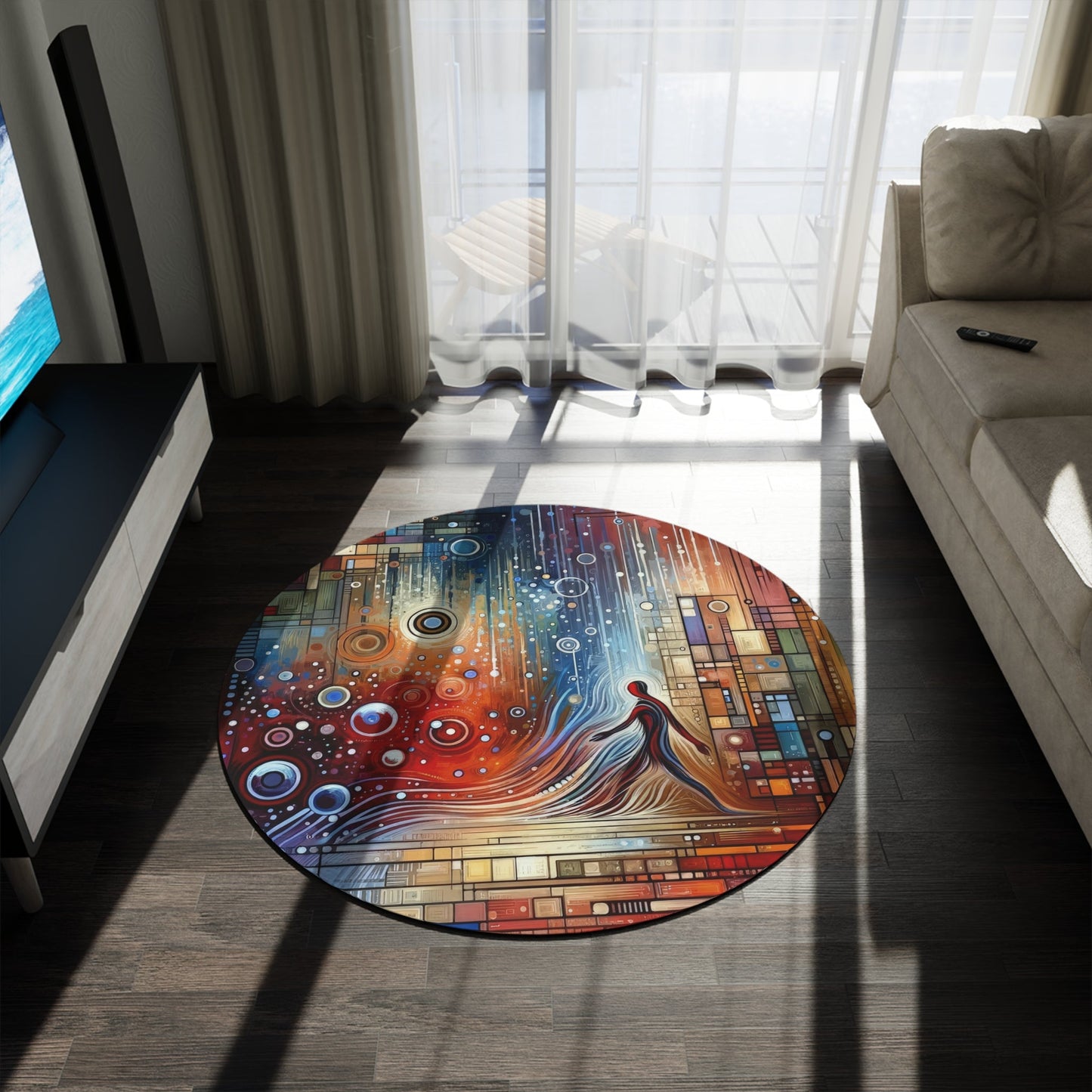 Advocate Ethos Connectivity Round Rug - ATUH.ART
