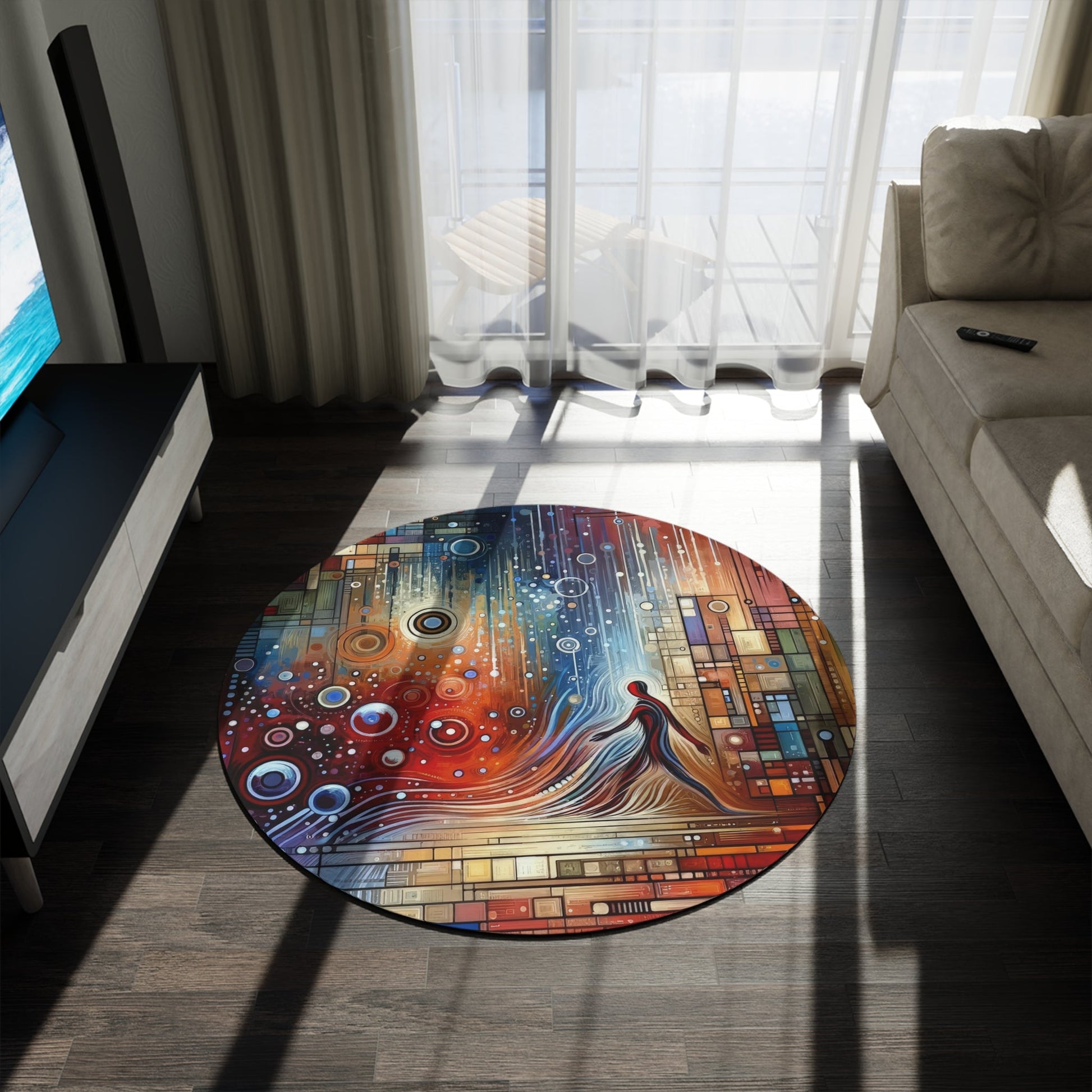 Advocate Ethos Connectivity Round Rug - ATUH.ART