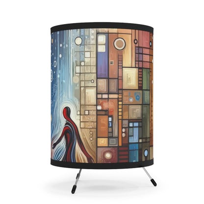Advocate Ethos Connectivity Tripod Lamp with High-Res Printed Shade, US\CA plug - ATUH.ART