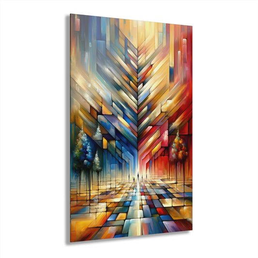 Anchored Tenets Abstraction Acrylic Prints (French Cleat Hanging) - ATUH.ART