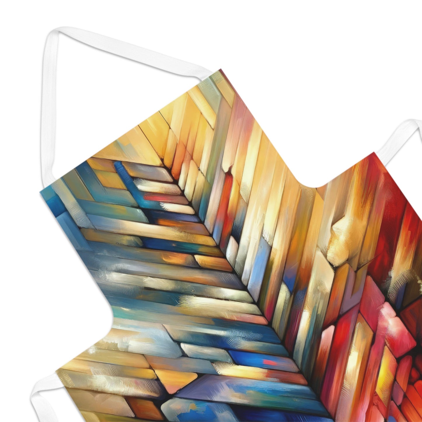 Anchored Tenets Abstraction Adult Apron (AOP) - ATUH.ART
