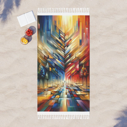Anchored Tenets Abstraction Boho Beach Cloth - ATUH.ART