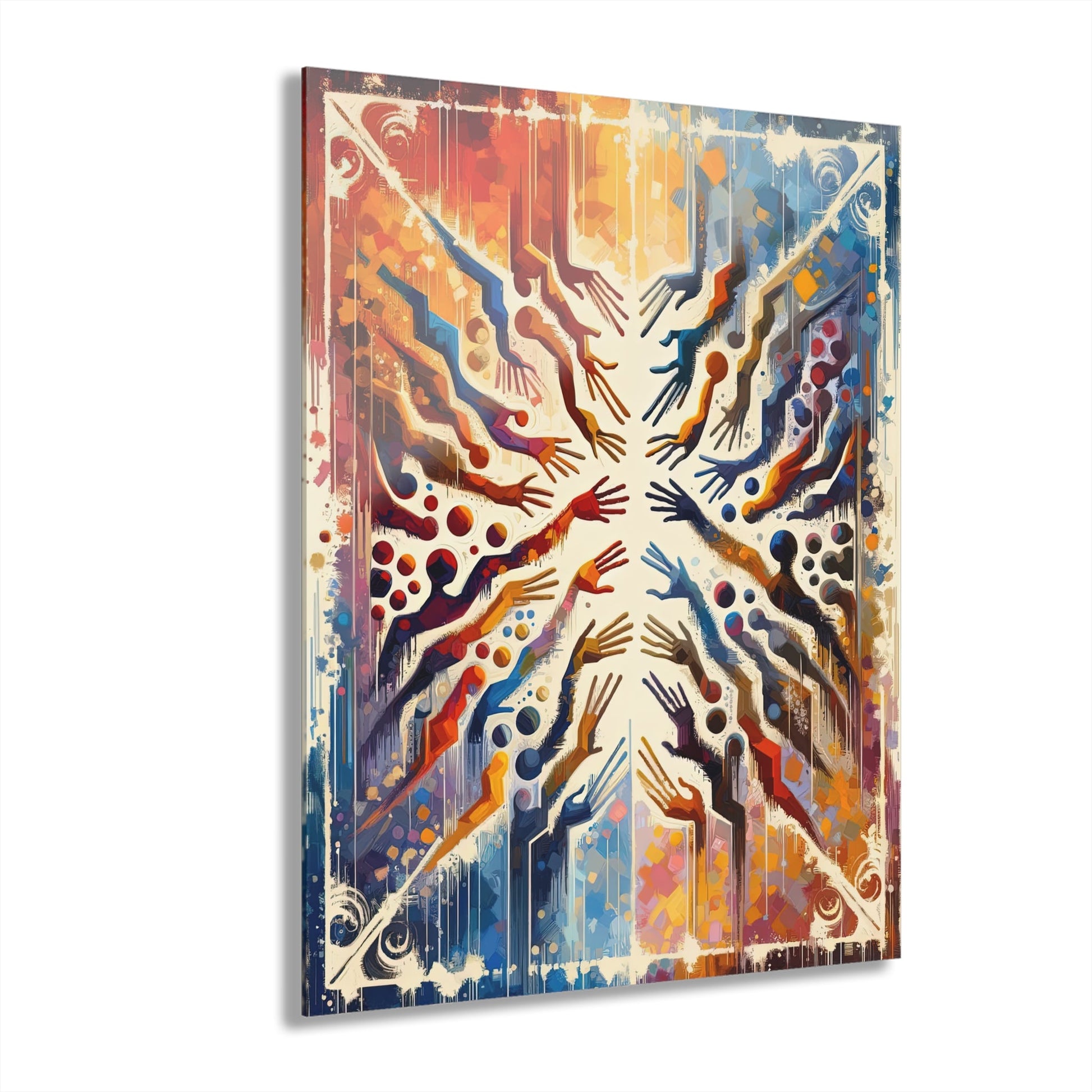 Architects Wisdom Tachism Acrylic Prints (French Cleat Hanging) - ATUH.ART