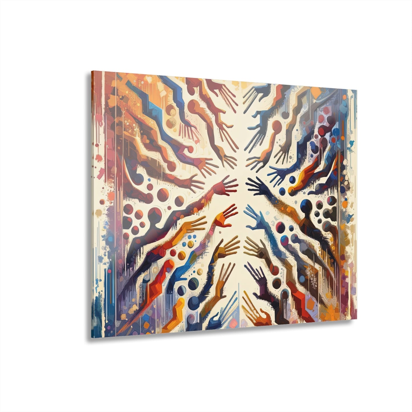 Architects Wisdom Tachism Acrylic Prints (French Cleat Hanging) - ATUH.ART