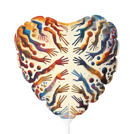 Architects Wisdom Tachism Balloon (Round and Heart-shaped), 11" - ATUH.ART